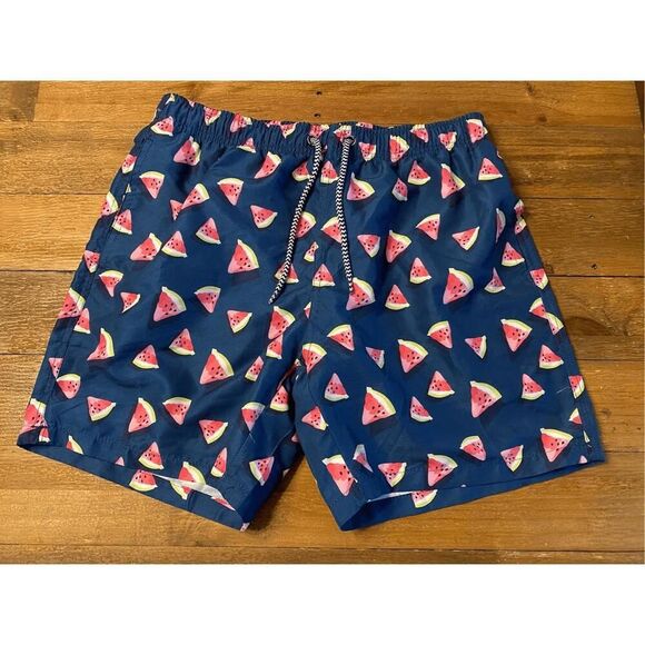 Franks M NWT blue midnight watermelon swim trunks shorts Australian bottoms - Picture 2 of 5